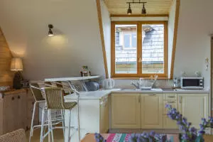 Apartmán HANKA - výhled z obývacího pokoje